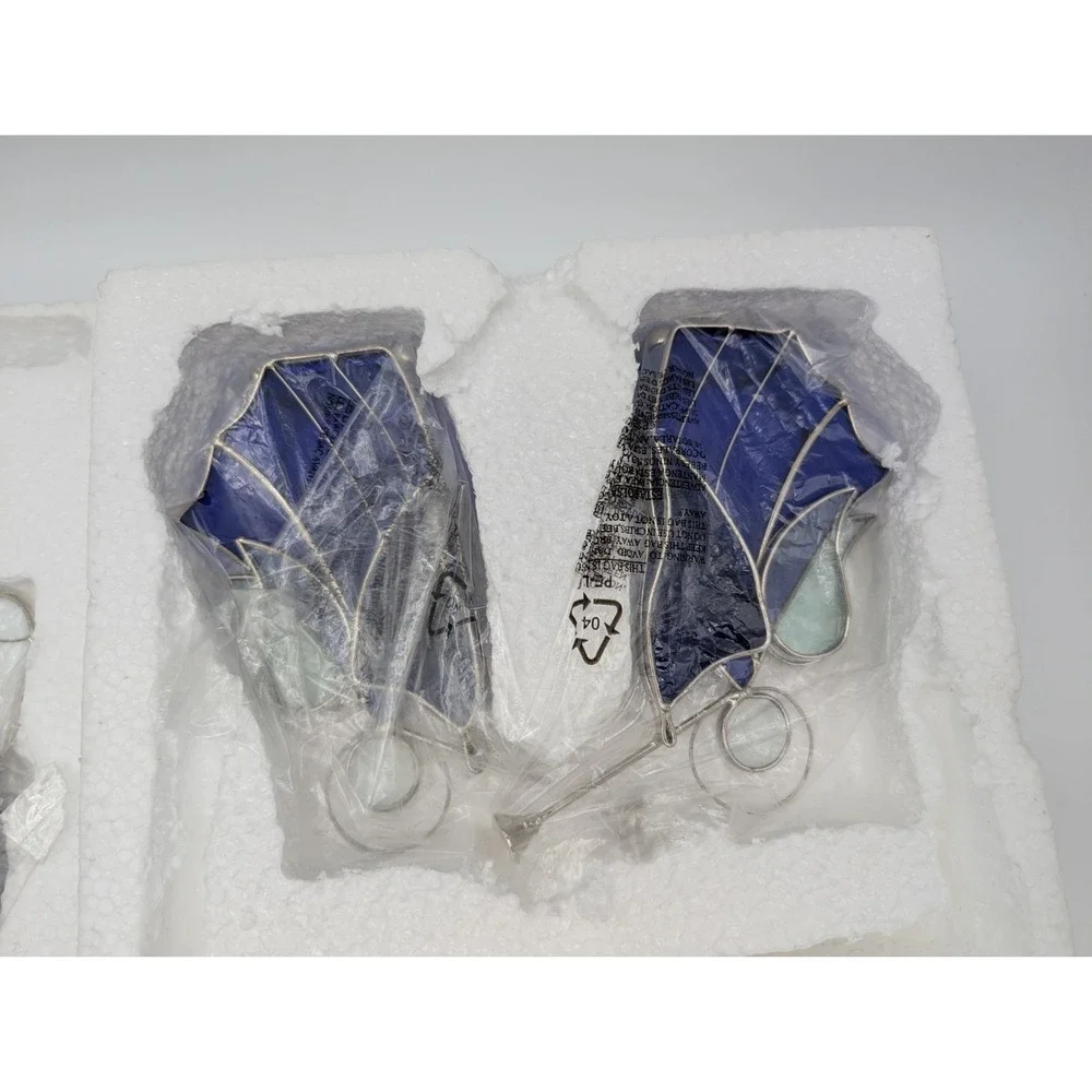 Dicksons Stained‎ Glass Nativity Creche Tealight Set 8 Inch